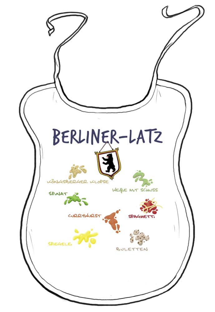 Latz für Erwachsene Motiv Berlin